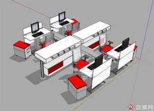 現(xiàn)代辦公電腦桌椅設(shè)計SU模型與計算機及辦公設(shè)備維修的綜合指南