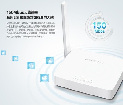 正品新款水星MW155R 150M無(wú)線(xiàn)路由器評(píng)測(cè) 高性?xún)r(jià)比之選